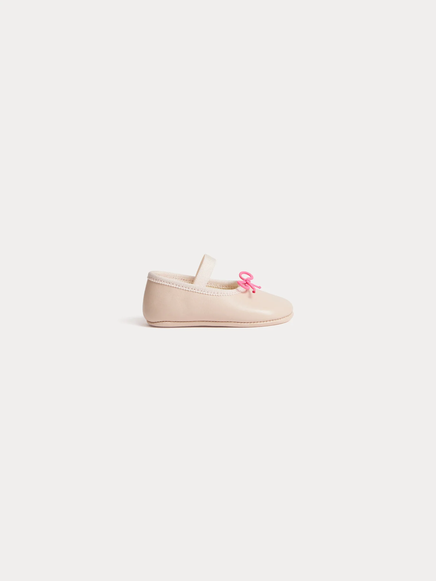 Opéra soft Mary Janes in pink leather