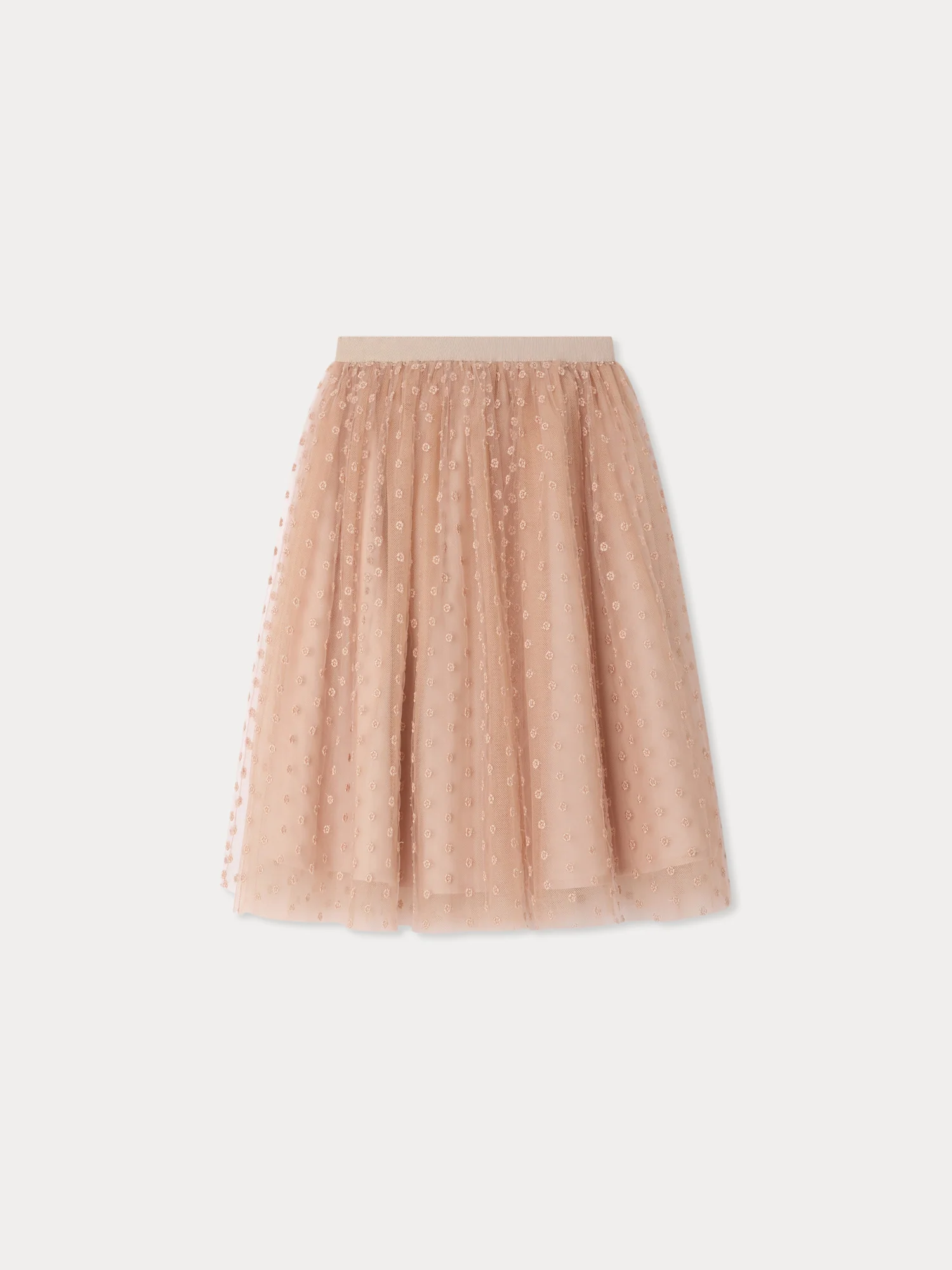 Panice skirt in tulle embroidered with flowers - Image 2