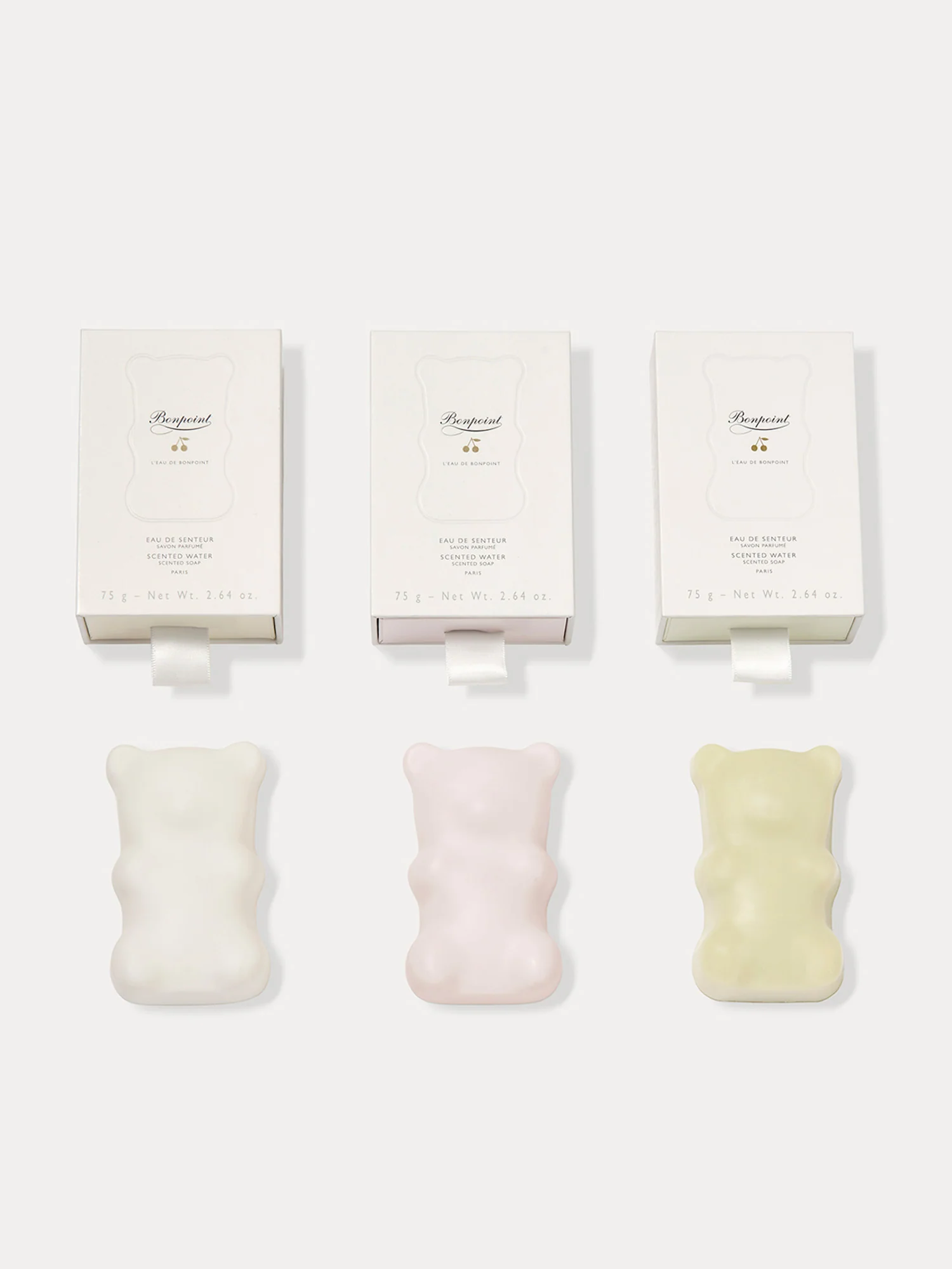 Scented teddy bear soap - Milk white - Image 2