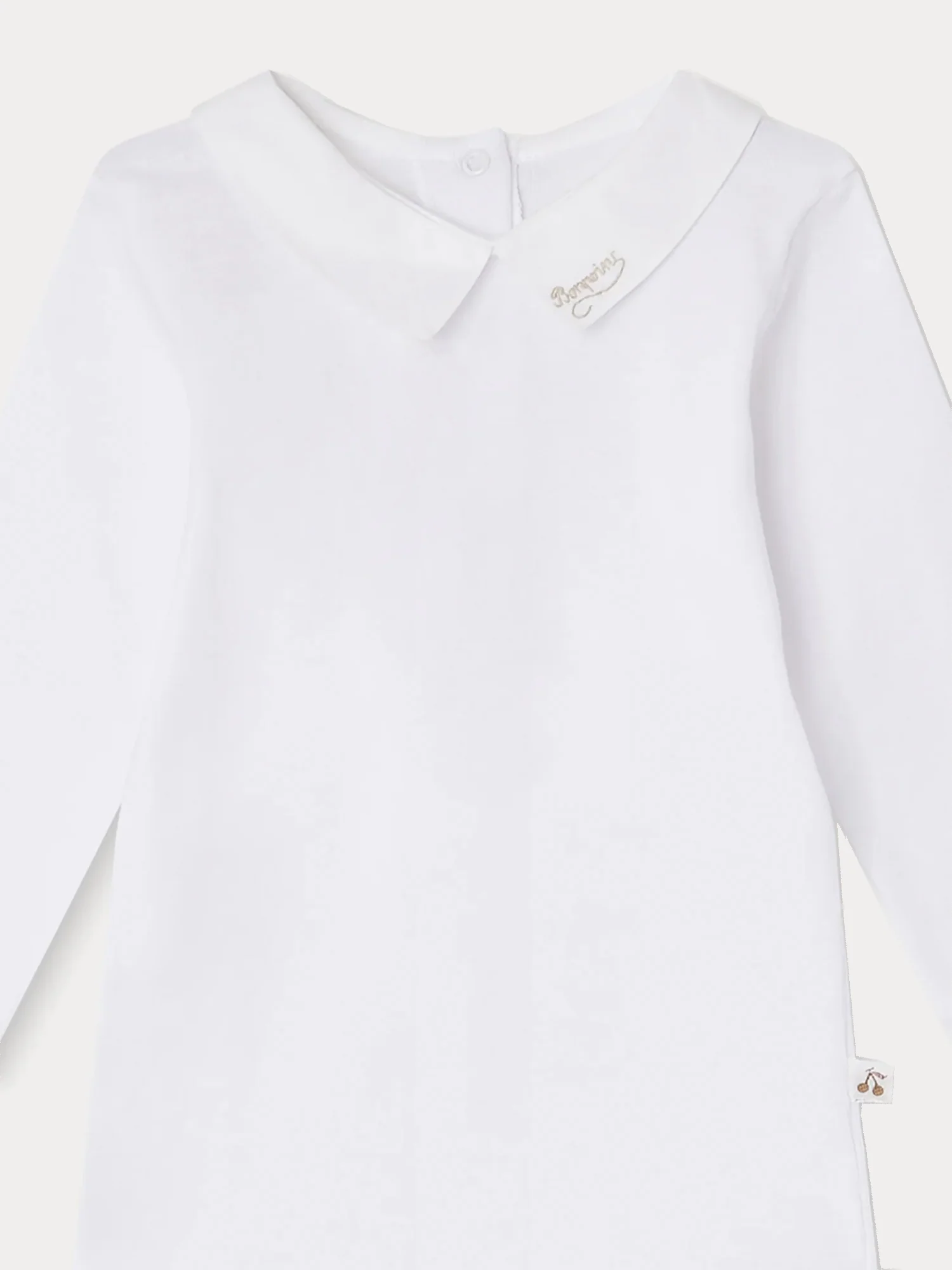 Septembre hand-embroidered bodysuit in organic cotton - Image 3