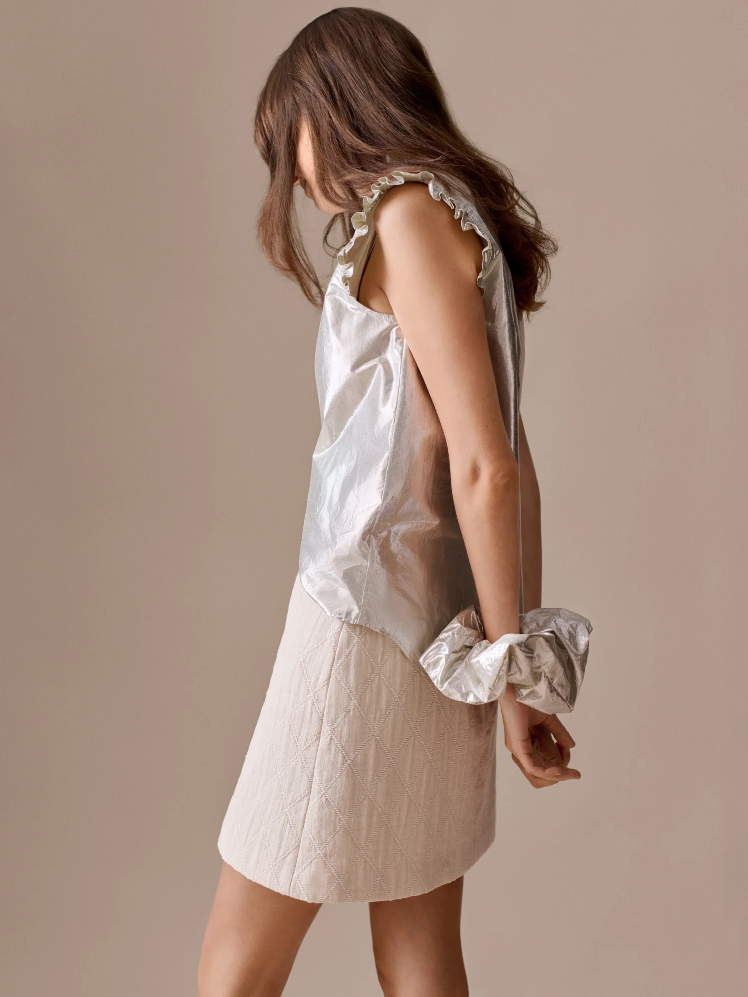 Silver Journey Maxi Scrunchie - Image 4