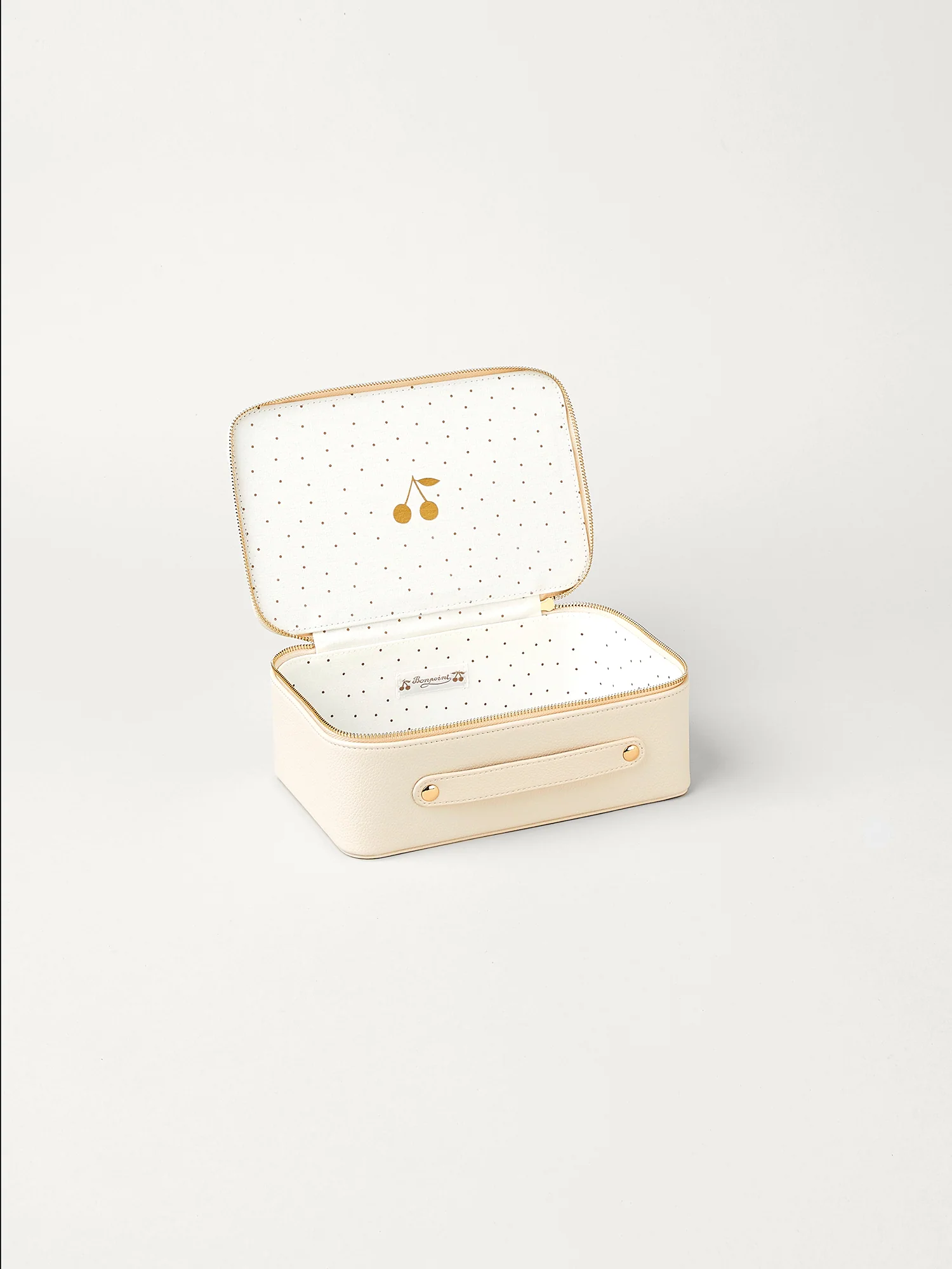 Small faux leather suitcase - Image 3