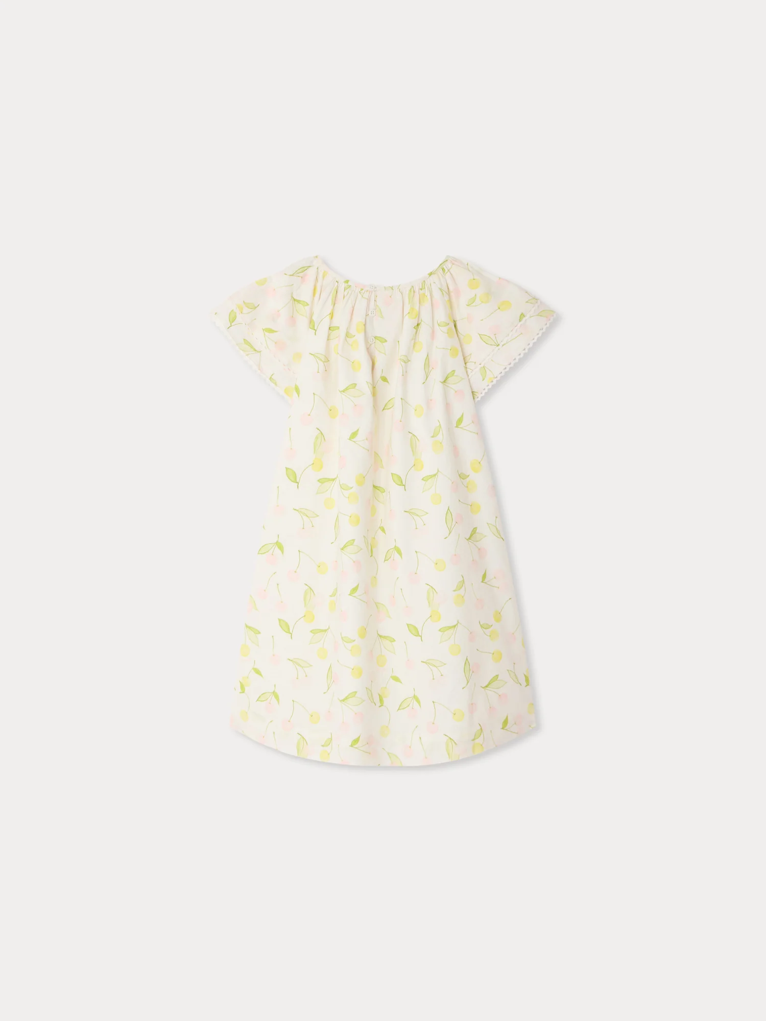 Smocked Salome dress in organic cotton poplin - Image 3