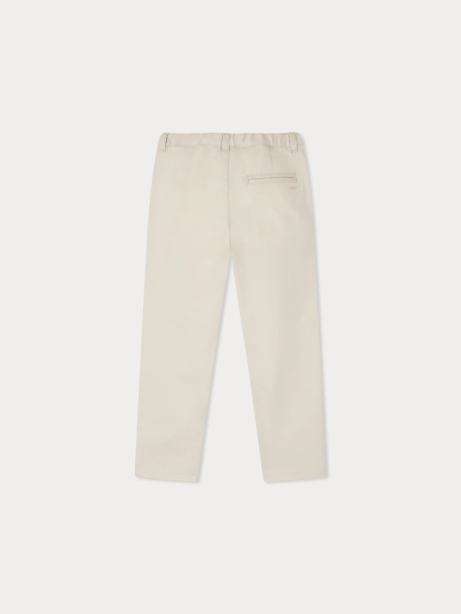 Stephen pleated chino trousers in organic cotton - Image 2