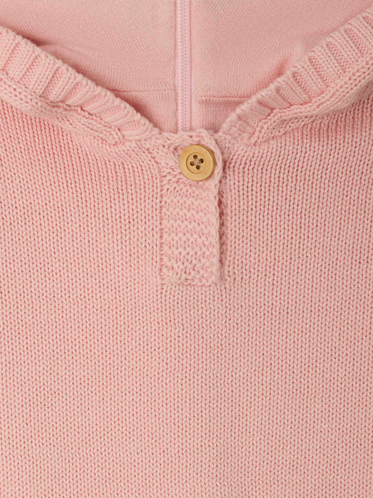 Tainy pink burnou in organic cotton - Image 3