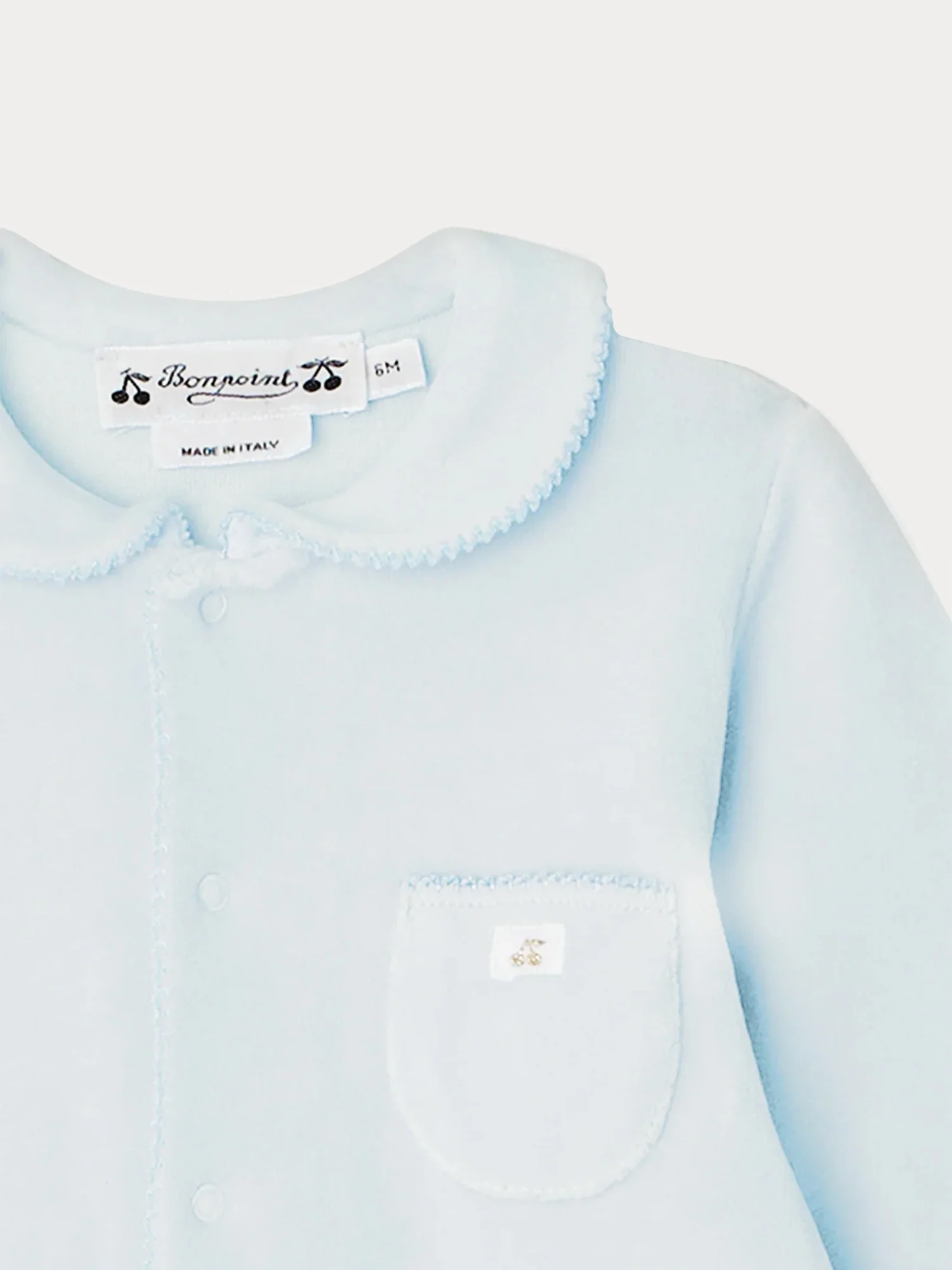 Talou pyjamas in blue organic cotton - Image 3