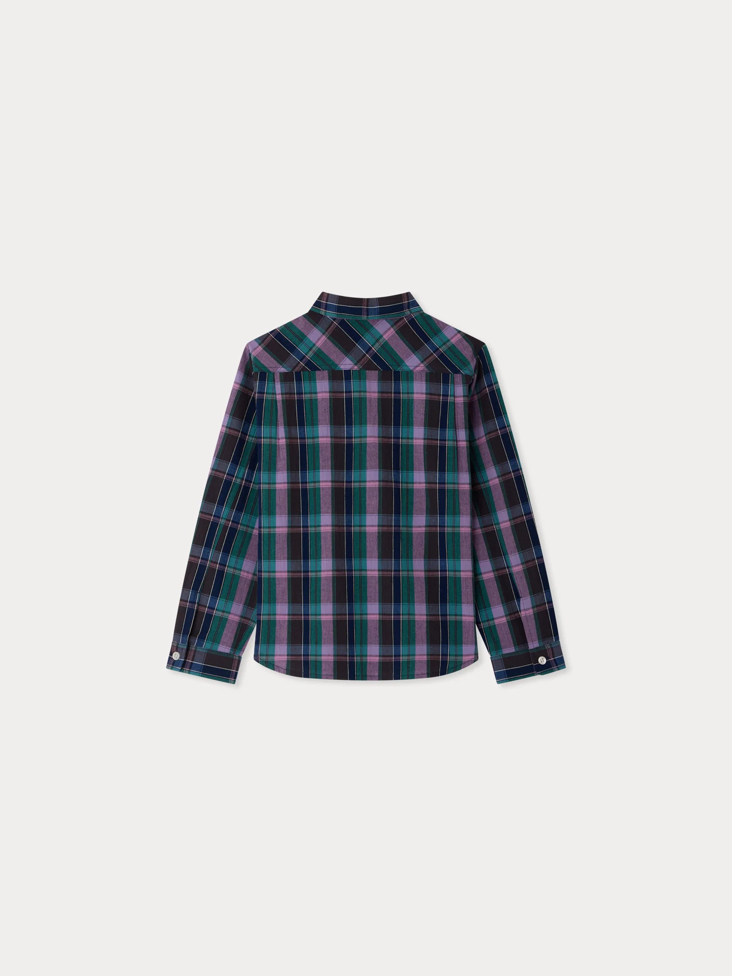 Tango shirt in organic madras cotton - Image 3