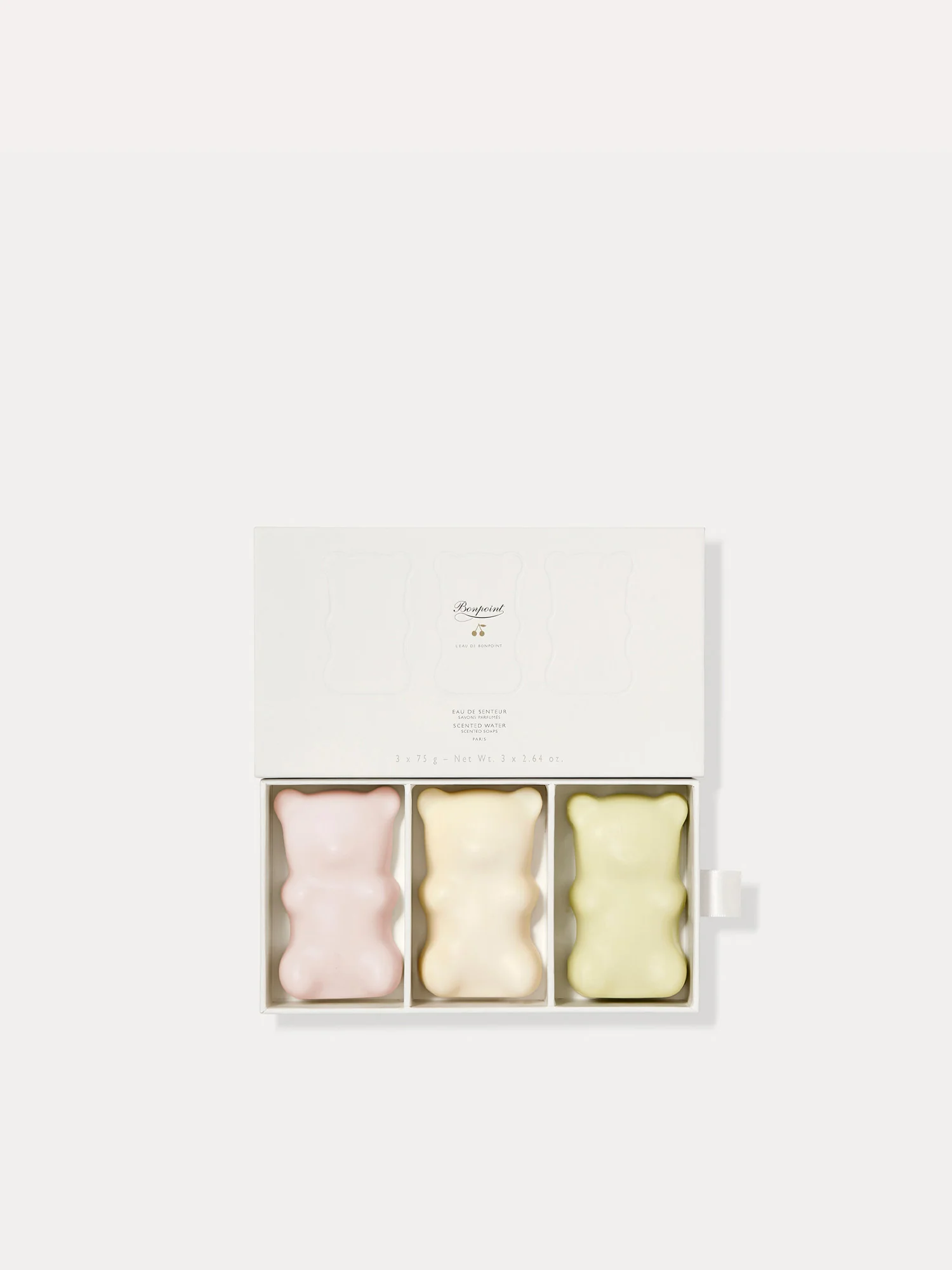 The scented bear soap trio