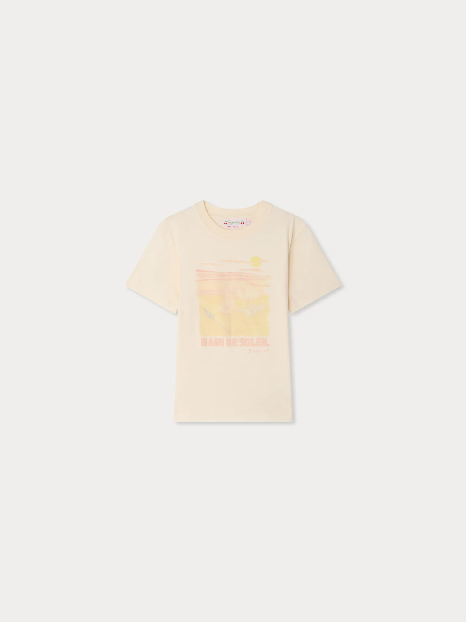 Thida "bain de soleil" print t-shirt in organic cotton