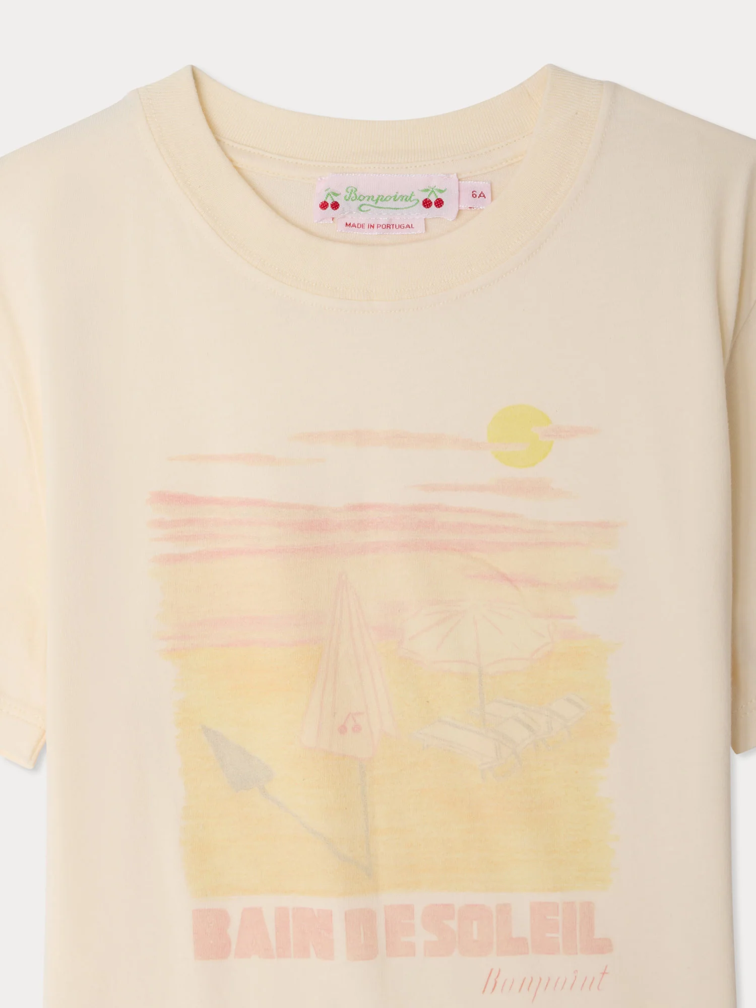 Thida "bain de soleil" print t-shirt in organic cotton - Image 3