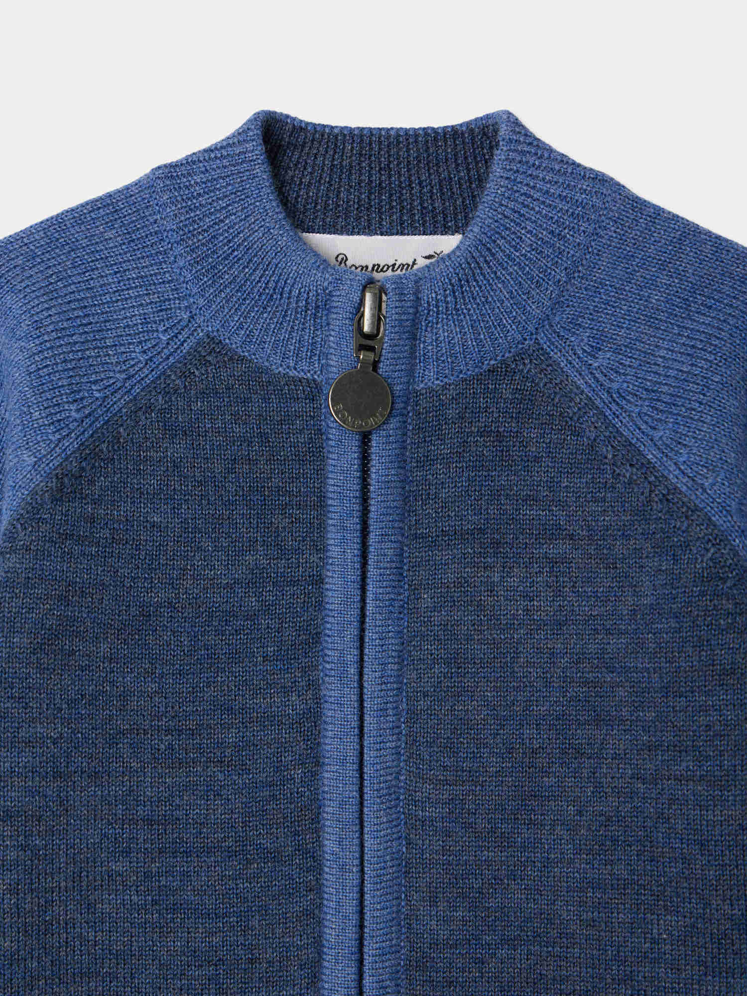 Thylio cardigan with high zip neck - Image 3