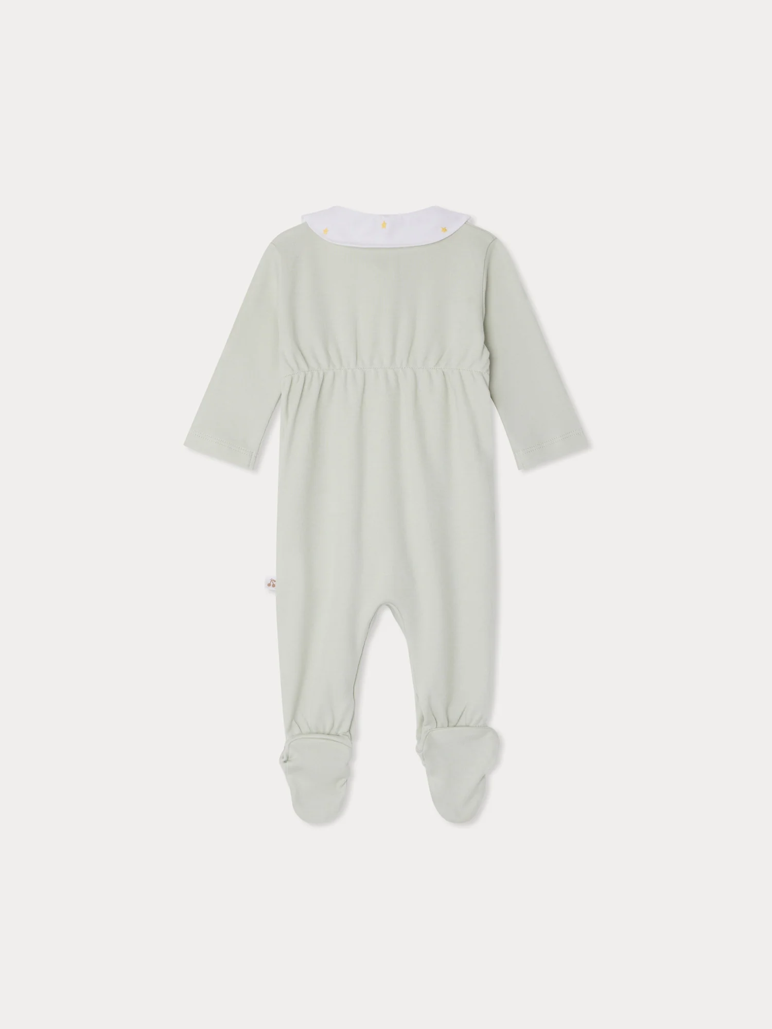 Tilouan pajamas with hand-embroidered seagull in organic cotton - Image 2