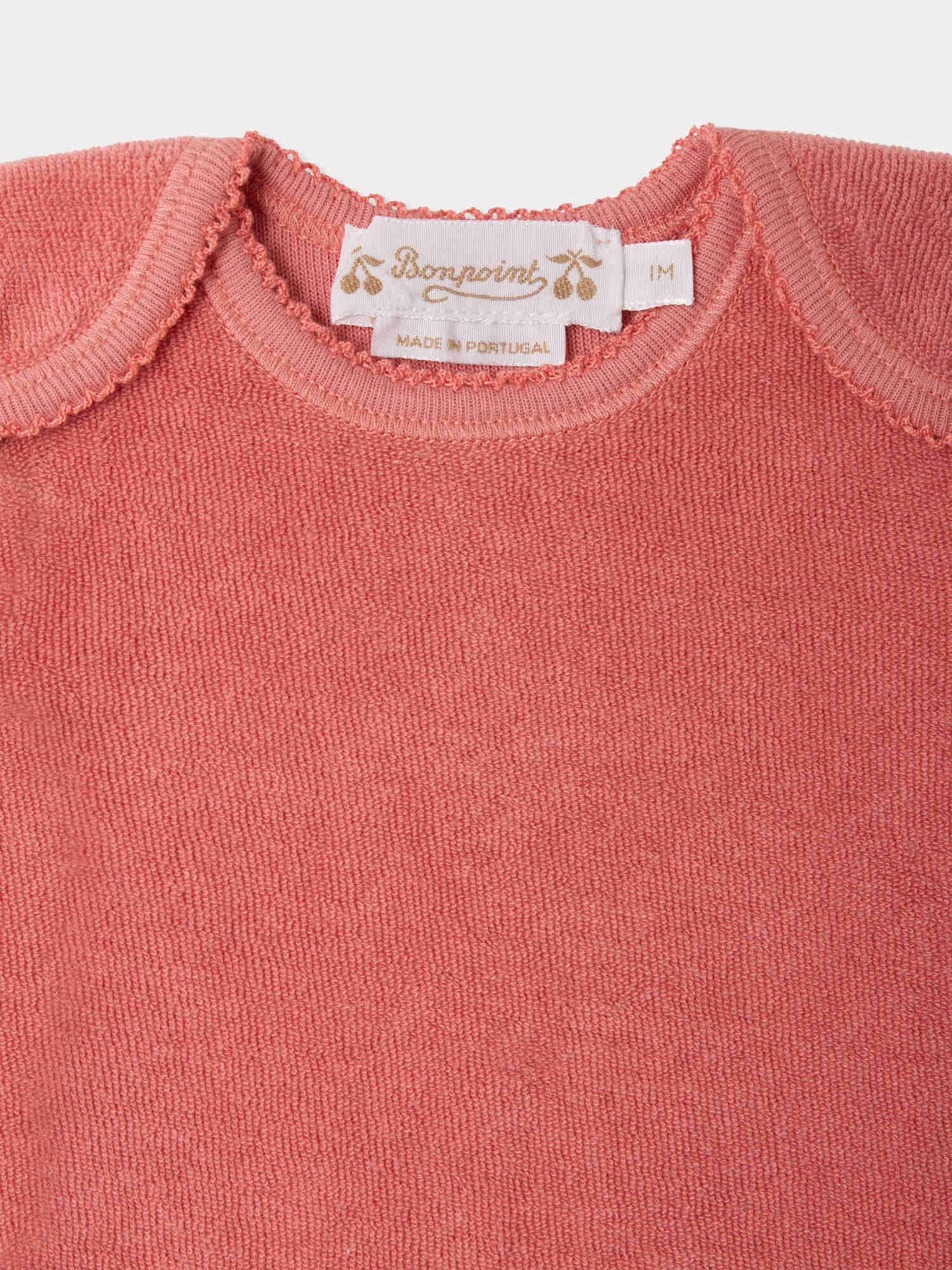 Timi set in pink organic terry cotton - Image 3