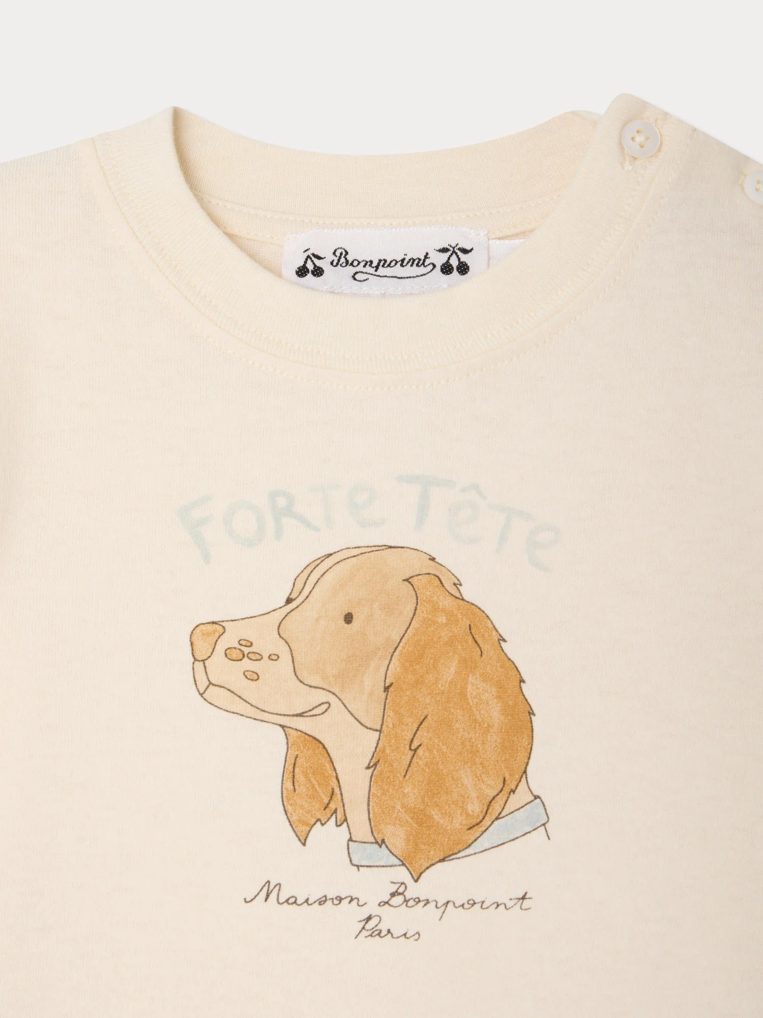 Tom printed forte-tĂȘte t-shirt in organic cotton - Image 4